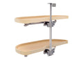 Rev-a-shelf Two-Tier Wood Classic Girasolo 18" Opening Width Left Opening Direction