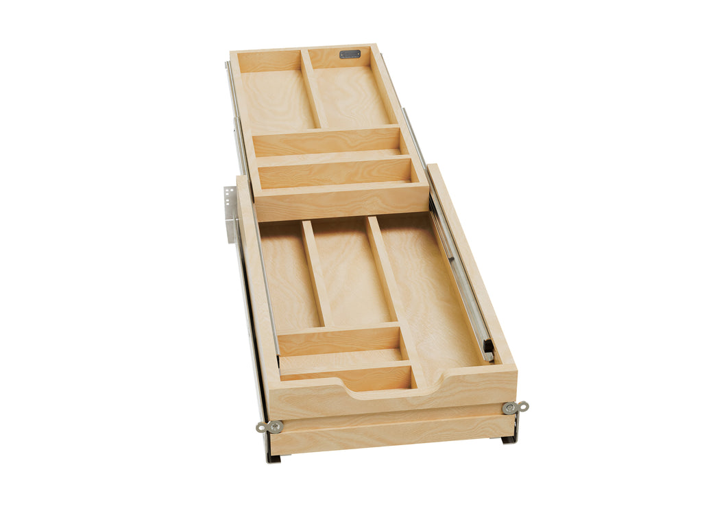 Rev-a-shelf Double Tiered Cutlery Drawer, 15"