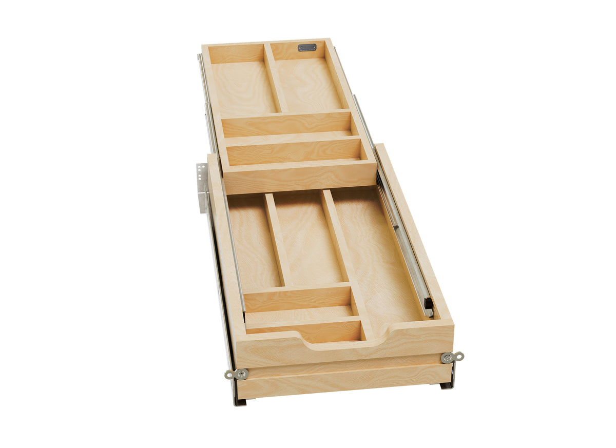 Rev-A-Shelf Double Tiered Cutlery Drawer, 15"