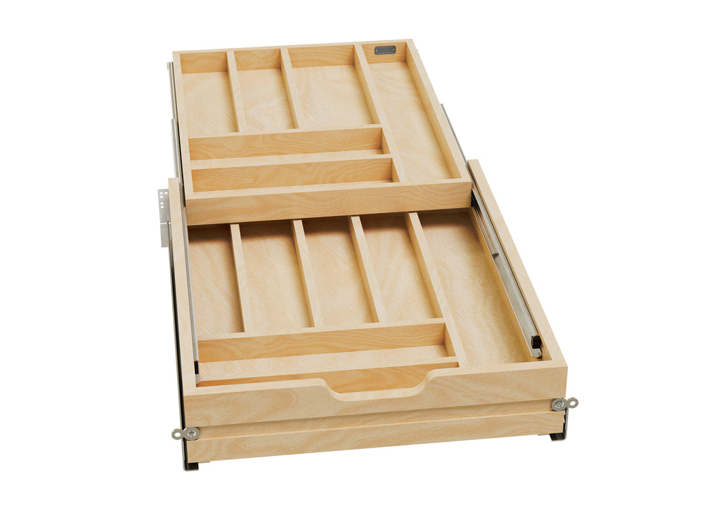 Rev-a-shelf Double Tiered Cutlery Drawer, 21"