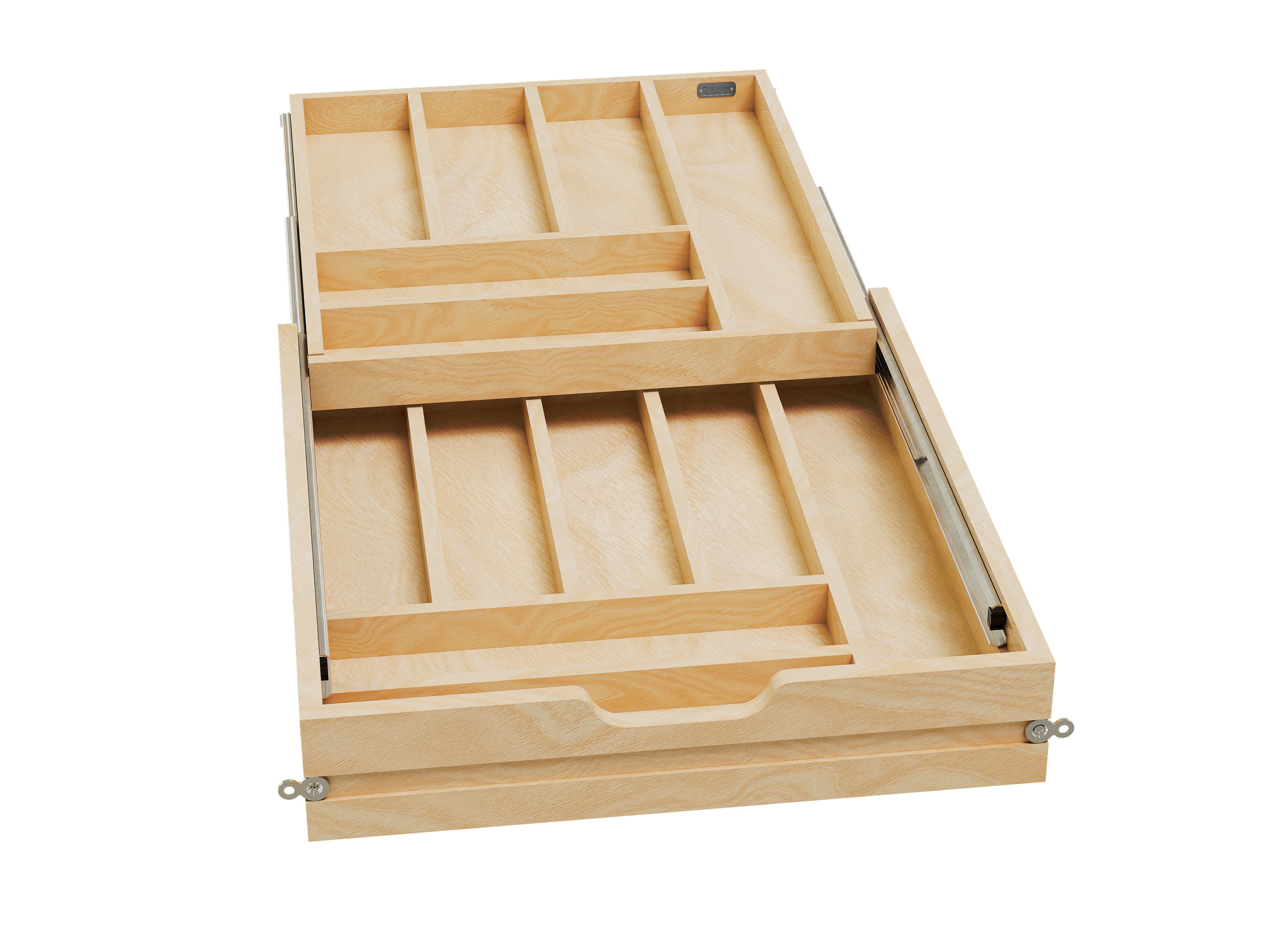 Rev-a-shelf Maple Tiered Cutlery Drawer