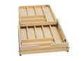 Rev-a-shelf Maple Tiered Cutlery Drawer With Blumotion Soft-Close, 21"