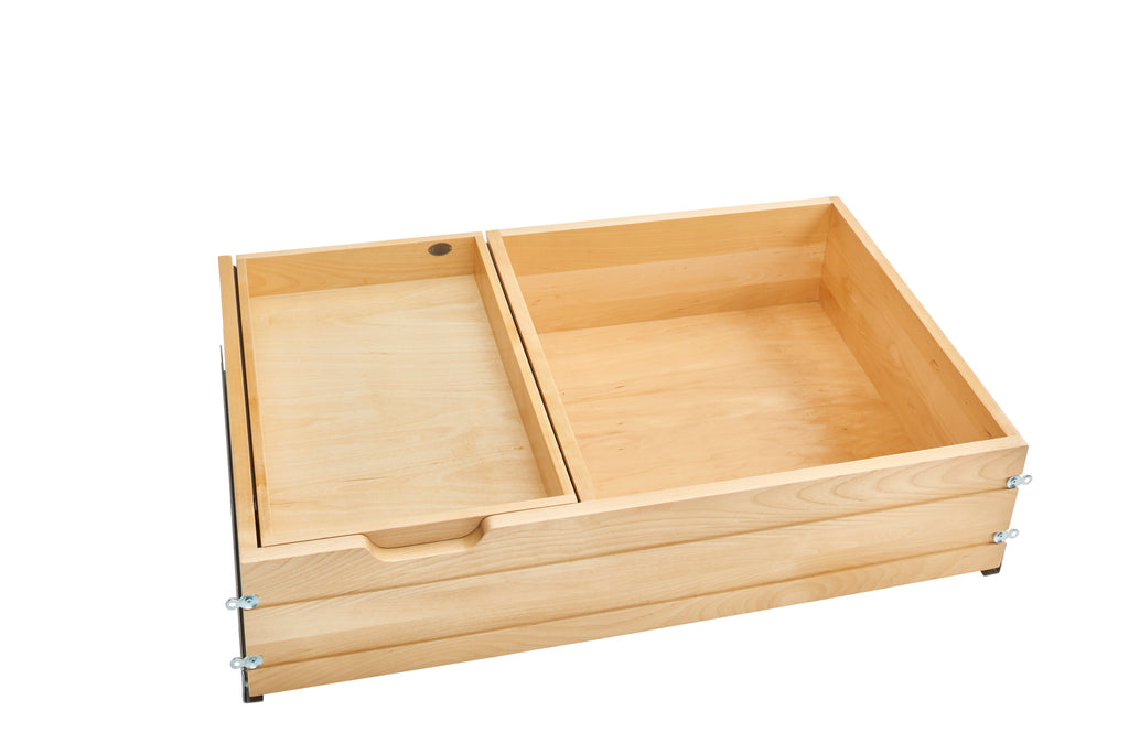Rev-a-shelf Maple Tiered Deep Drawer Full-Access Application