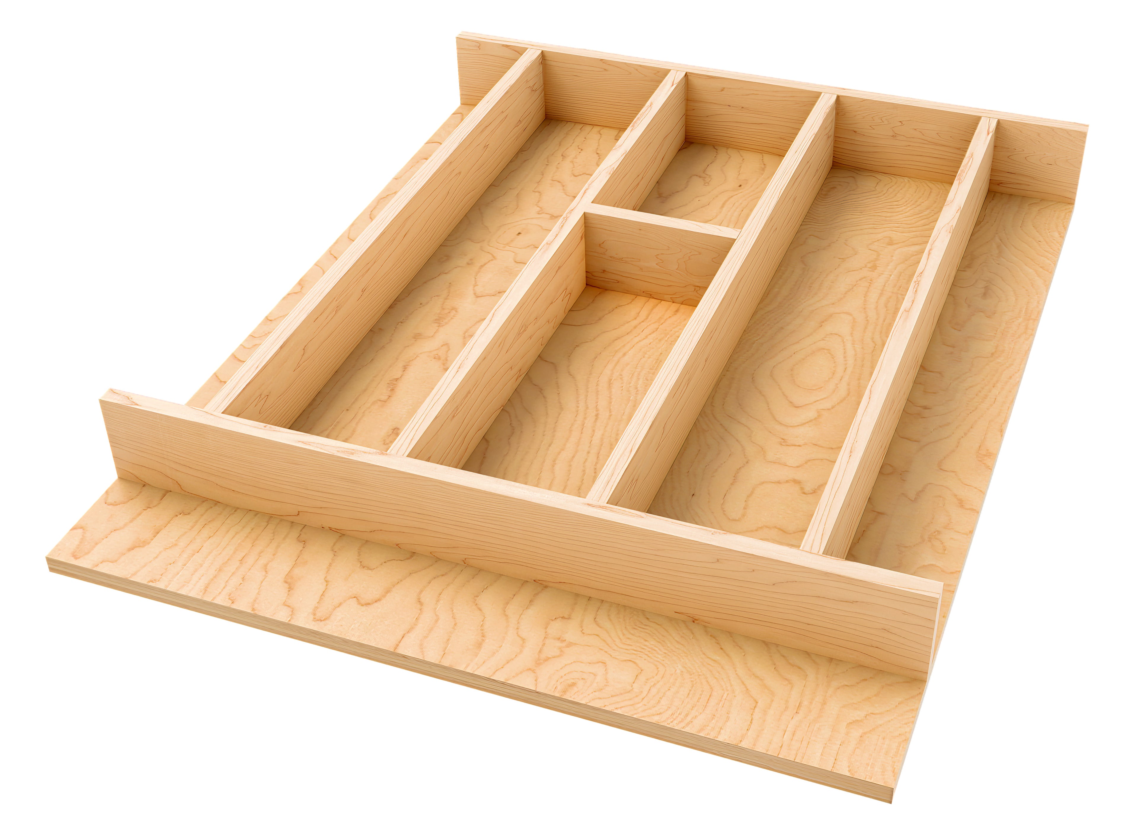 Rev-a-shelf Natural Maple Right Size Utensil Drawer Insert, 21"
