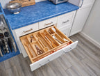 Rev-a-shelf Natural Maple Right Size Utensil Drawer Insert, 36"