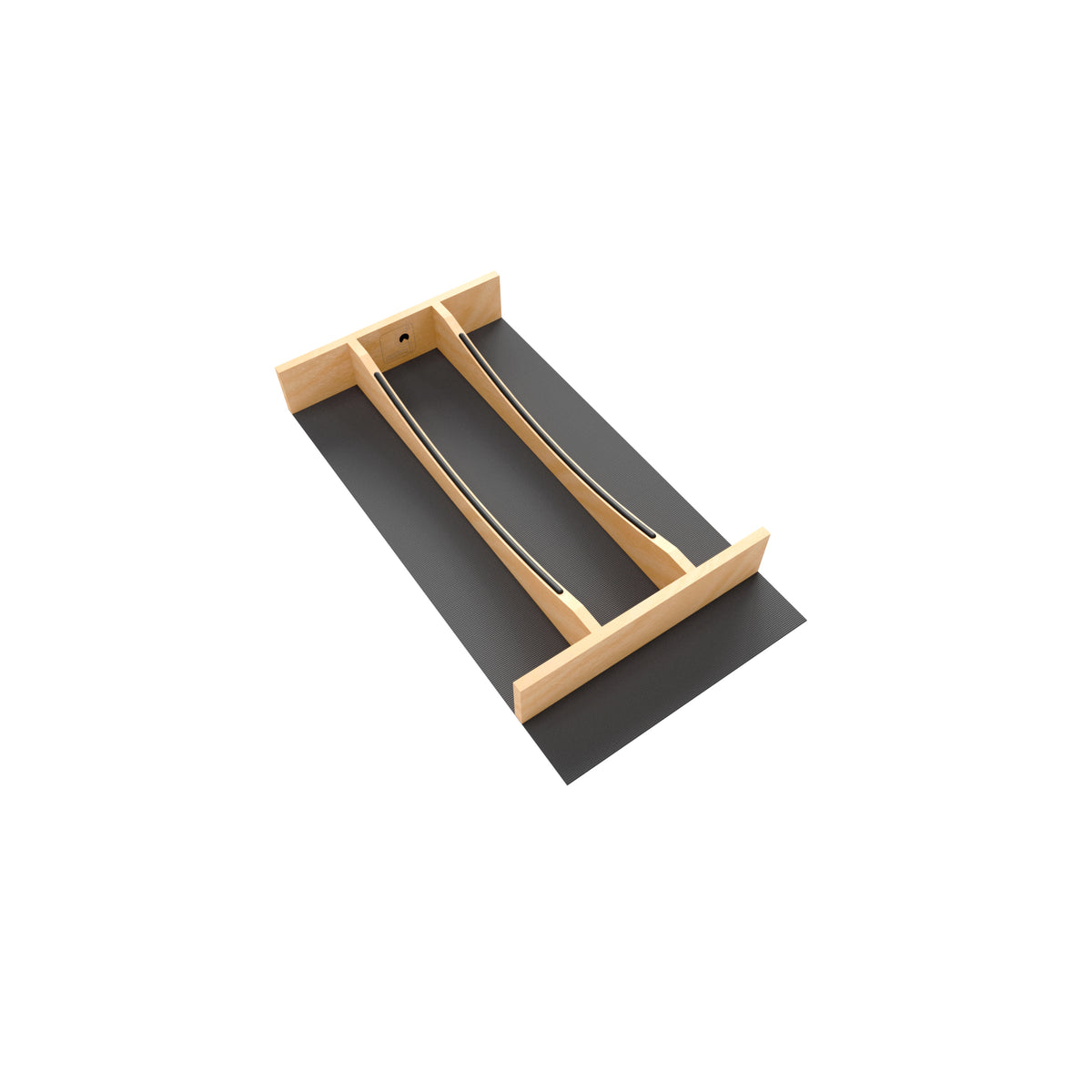 Craftsman Collection Solid Maple Utensil Drawer Insert w/ Black Accents, 15" Maple