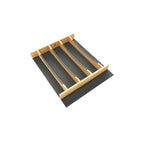 Craftsman Collection Solid Maple Utensil Drawer Insert w/ Black Accents