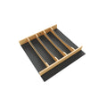 Craftsman Collection Solid Maple Utensil Drawer Insert w/ Black Accents, 24" Maple