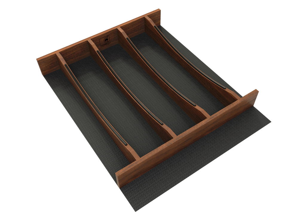 Craftsman Collection Solid Maple Utensil Drawer Insert w/ Black Accents