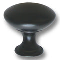 CSH Mission Knob, 1-1/4" Diameter Matte Black 1-1/8" Projection