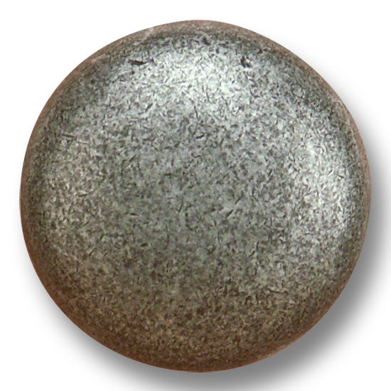 Knob, 1-1/4" Diameter, 1-1/16" Projection, Antique Silver