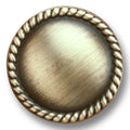 Pride Industrial Traditional Collection Knob Satin Brass 1-3/16" Diameter