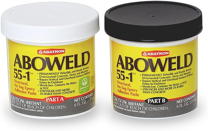 Aboweld 12 Ounce Kit, 6 oz Resin, 6 oz Hardener