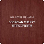 General Finishes Gel Stain, Georgian Cherry, Half Pints