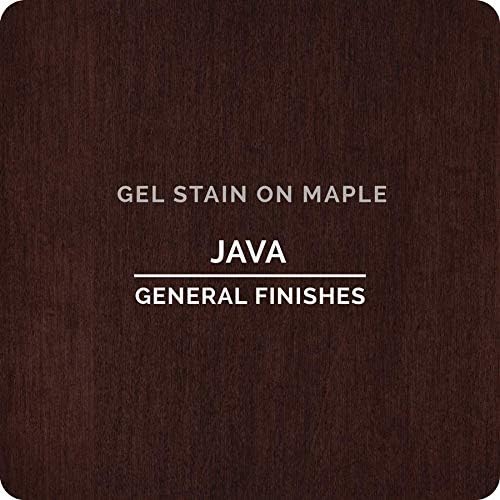 General Finishes Gel Stain, Java, Half Pint