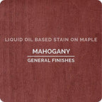 General Finishes Oil Base Stain, Mahogany, Half Pints