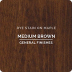 General Finishes Dye Stains, Medium Brown, Gallon