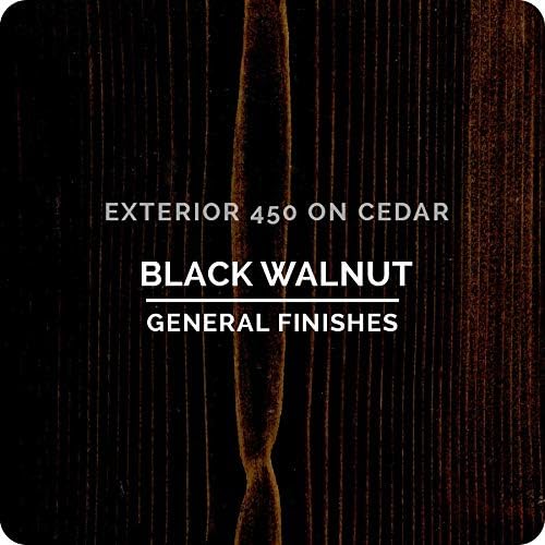 General Finishes Exterior 450 Stains, Black Walnut, Gallon
