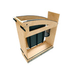 Craftsman Collection Solid Maple Knife Block Pullout Organizer