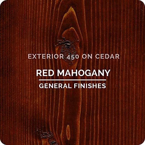 General Finishes Exterior 450 Stains, Red Mahogany, Gallon