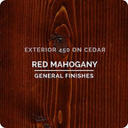 General Finishes Exterior 450 Stains, Red Mahogany, Gallon