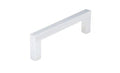 Pride Industrial Square Bar Pull Polished Chrome 96 mm Center to Center