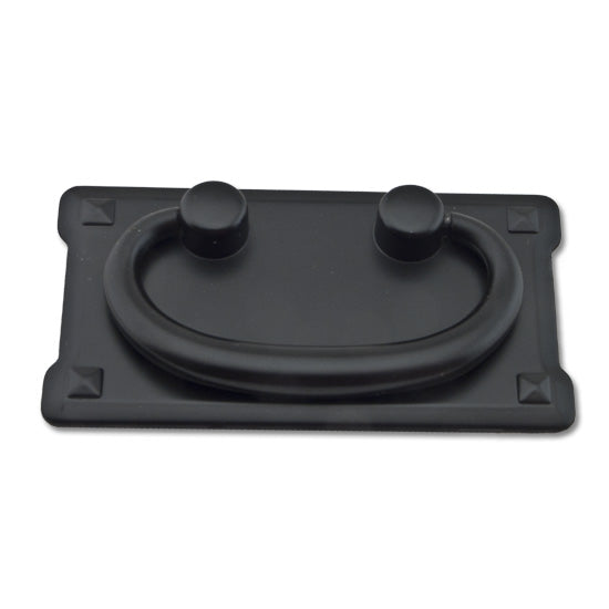 Bail Pull, 3" Center-to-Center, 5/8" Projection, Matte Black