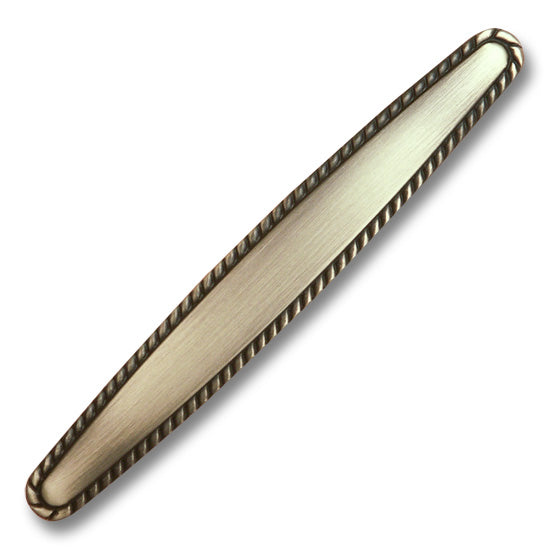 Pull, 96mm Center-to-Center, 1-1/8" Projection, Antique Satin Bronze