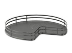 Rev-a-shelf Solid Bottom Kidney-Shaped Lazy Susan