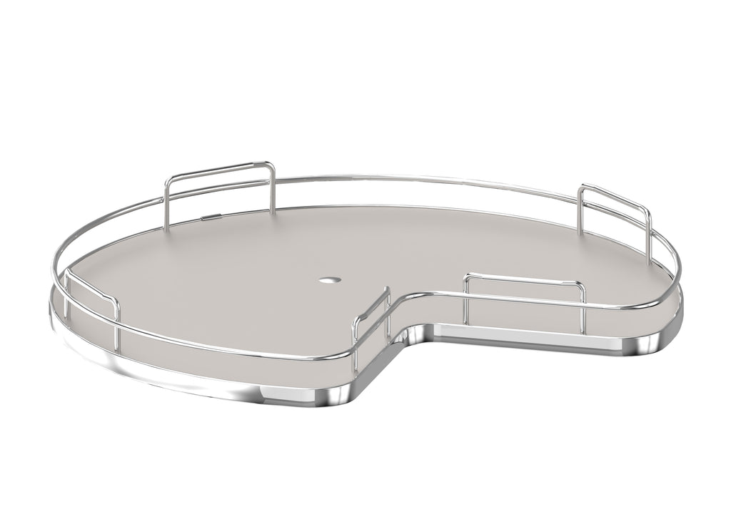 Rev-a-shelf Solid Bottom Kidney-Shaped Lazy Susan