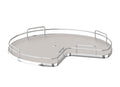 Rev-a-shelf Solid Bottom Kidney-Shaped Lazy Susan, 28"