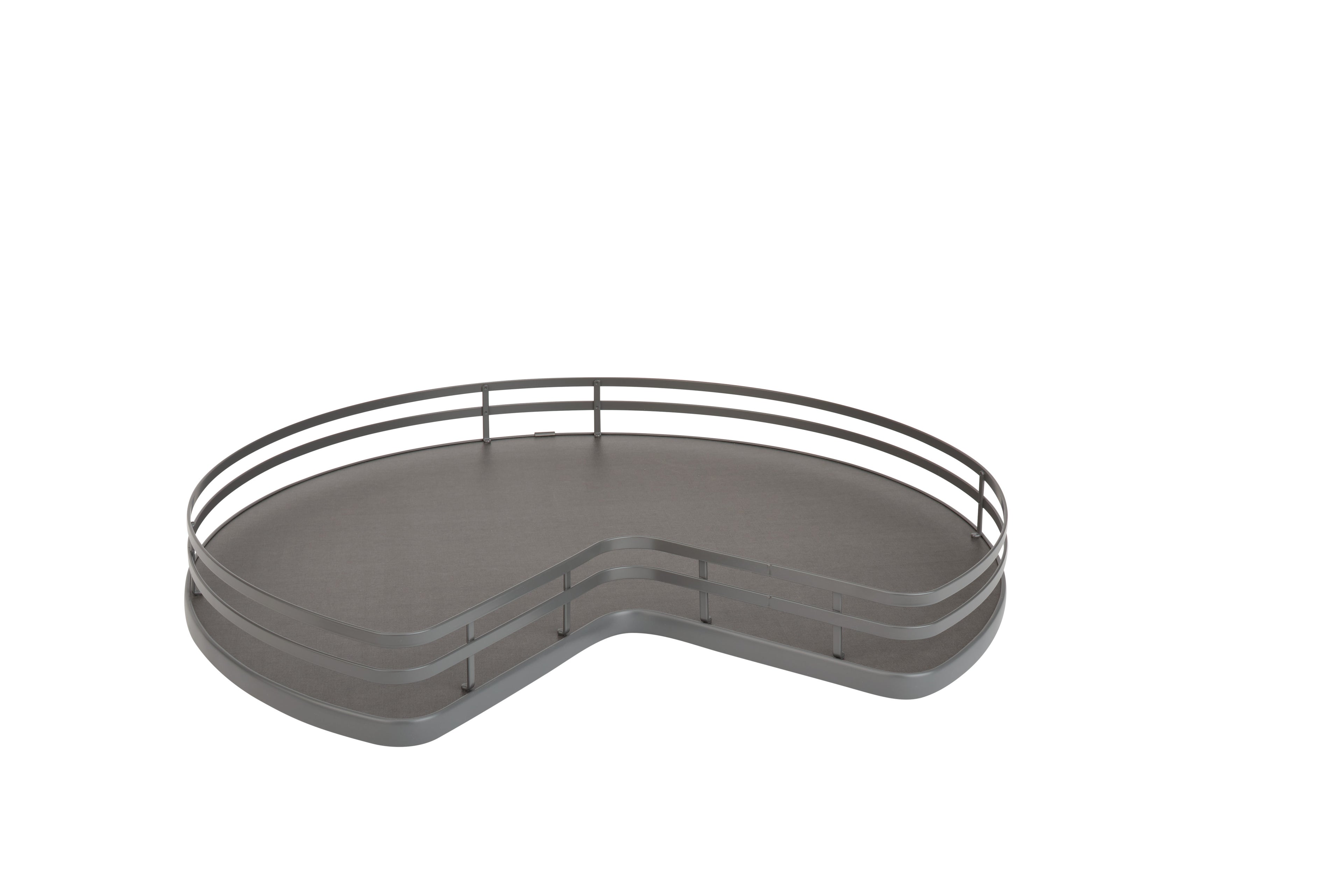 Rev-a-shelf Solid Bottom Kidney-Shaped Lazy Susan, 32"