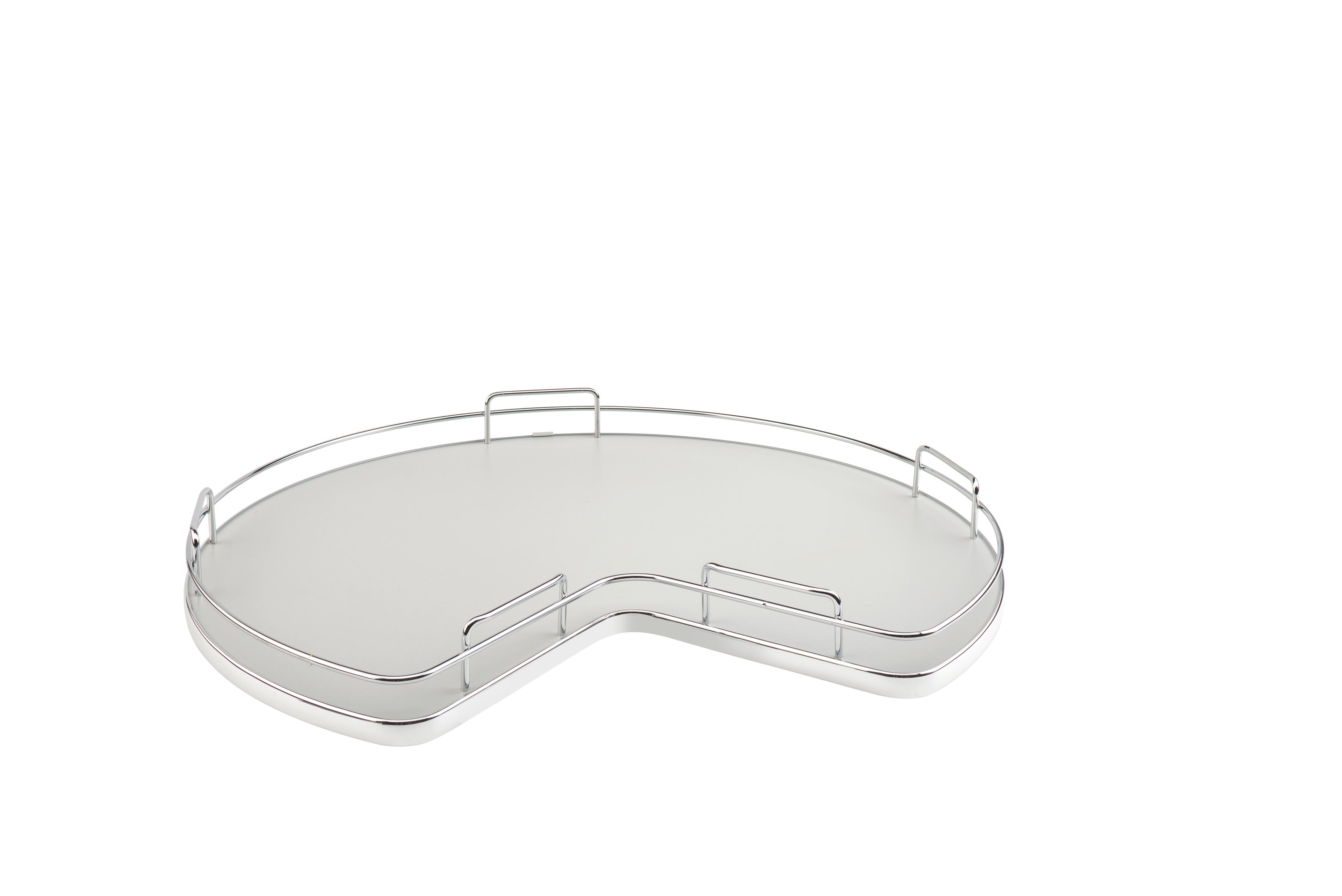 Rev-a-shelf Solid Bottom Kidney-Shaped Lazy Susan, 32"