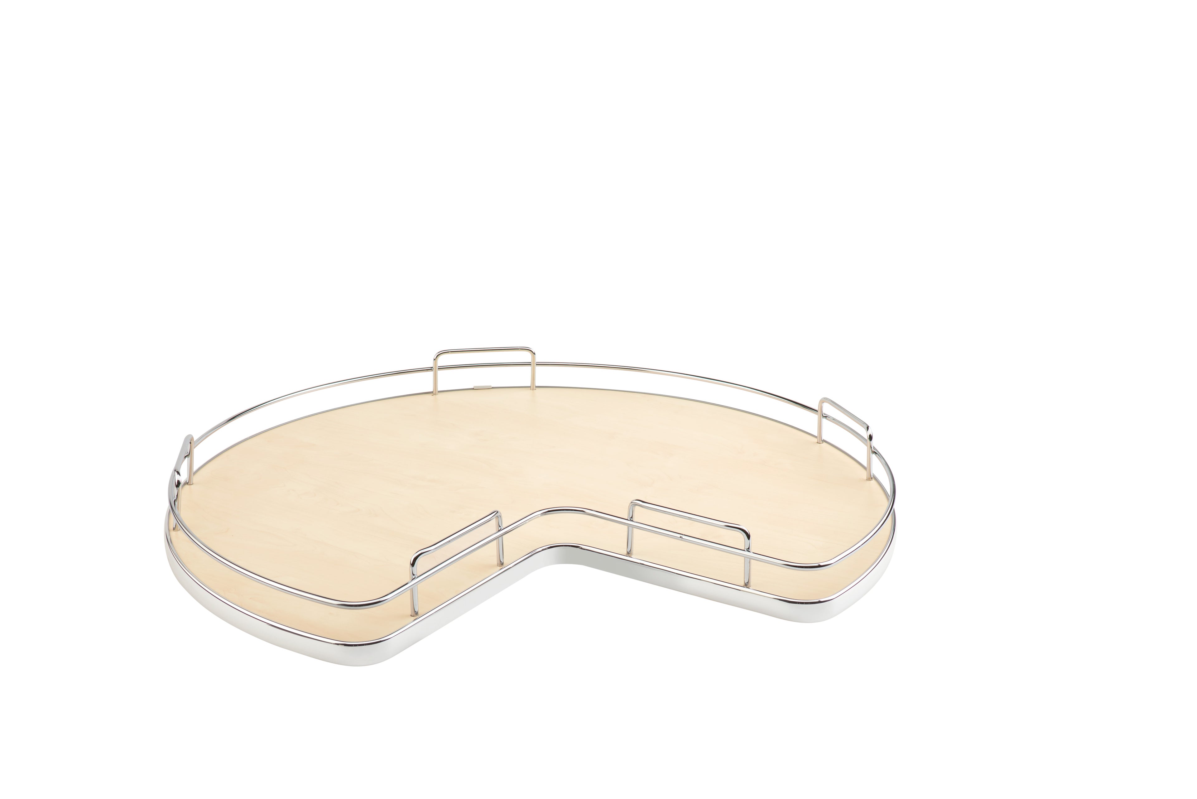 Rev-a-shelf Solid Bottom Kidney-Shaped Lazy Susan, 32"