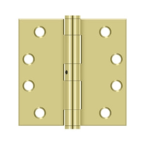Deltana 4'' x 4'' Heavy Duty Square Hinge, Thickness .129''  Non-Removable Pin