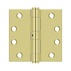 Deltana 4'' x 4'' Heavy Duty Square Hinge, Thickness .129''  Non-Removable Pin