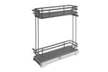 Rev-a-shelf Two-Tier Pullout Wire, Orion Gray, 7-1/4"