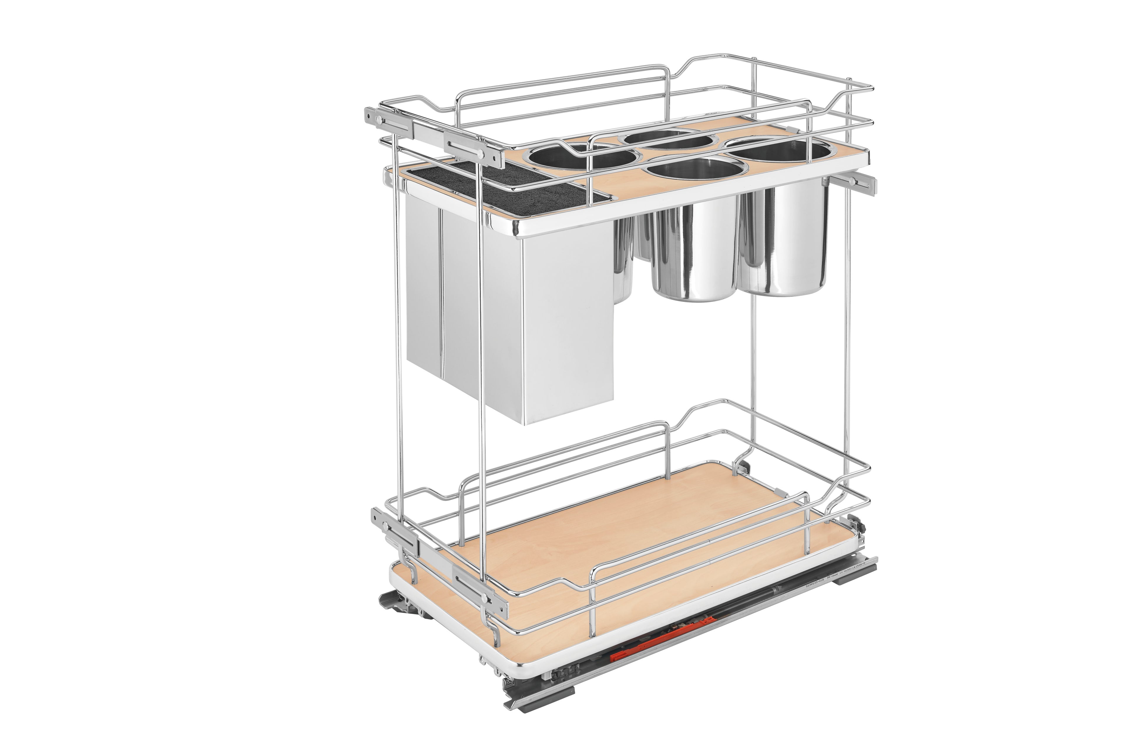 Rev-a-shelf Two-Tier Pullout Wire Knife Block