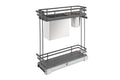 Rev-a-shelf Two-Tier Pullout Wire Knife Block, Orion Gray, 7-1/4"