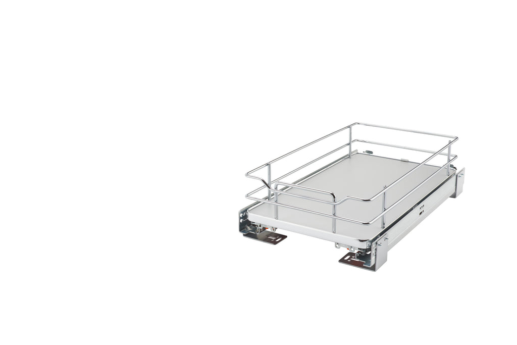 Rev-a-shelf Solid Bottom Pullout Basket With Blum Soft-Close