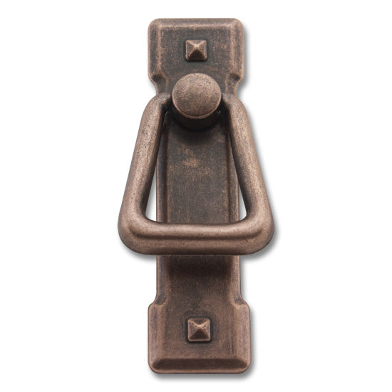 CSH Drop Pull With Backplate 2-7/32" Center-to Center