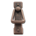 CSH Drop Pull With Backplate 2-7/32" Center-to Center