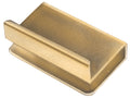 Handle Slip On For Catch 3/16 To 1/4" Thick Glass Polished Brass
