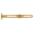 Lid Stay 6-3/4 x 3/4" Polished Brass Non-Handed