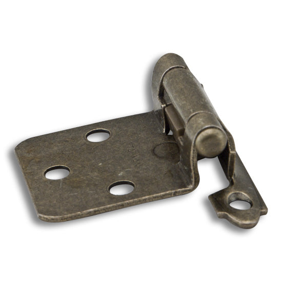 CSH Hinge Semi-Concealed Self Closing Overlay Antique Brass