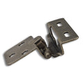 Cabinet Hinge Partial Wrap 1/4" Overlay, Antique Brass