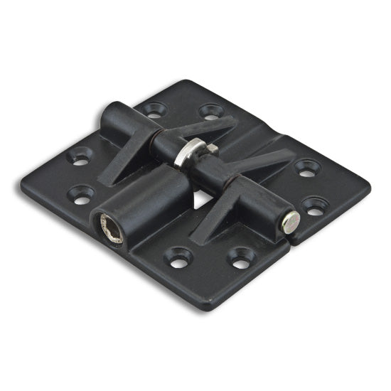 Hinge Double-locking Bi-fold 2-3/8" x 2-9/16" Black  250 per case Use screw #0.FPC06058Z