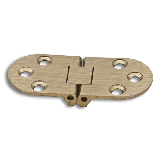 Folding Table Hinge 1-3/16 x 2-3/4" Brushed Satin Brass