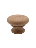 CSH OT Style Wooden Knob With 8-32 Machine Screw Insert Cherry 1-1/2 in. Diameter