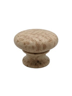 CSH OT Style Wooden Knob With 8-32 Machine Screw Insert Birds Eye 1-1/2 in. Diameter